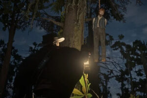 Este jugador de Red Dead Redemption 2 ha tardado tres partidas en descubrir por qué jamás hay que pasear por el pantano de noche