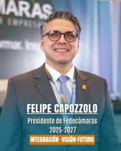 Felipe Capozzolo asume la presidencia de Fedecámaras