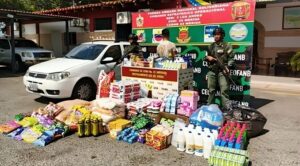 GNB detiene a contrabandista con 700 kilos de mercancía