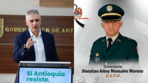 Gobernador de Antioquia rechazó el atentado con ‘mula bomba’ del Eln contra pelotón del Ejército en Valdivia