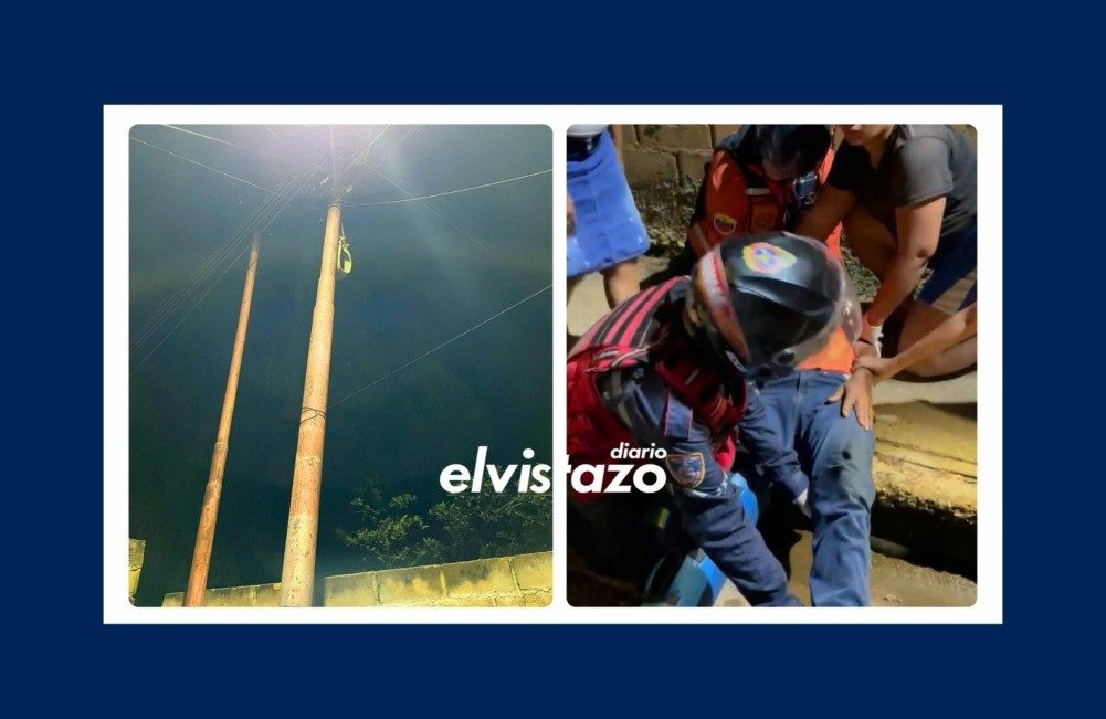 Hombre de 51 años se cayó de un poste la noche de este lunes en el sector Barrio Sur