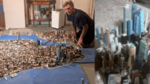 Hombre pasó 21 años creando una réplica a escala de la ciudad de Nueva York: ‘Simplemente construía y construía’