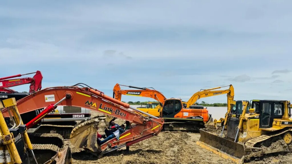La comunidad de La Mojana paralizó trabajos en el Canal de la Esperanza en la región de La Mojana sucreña