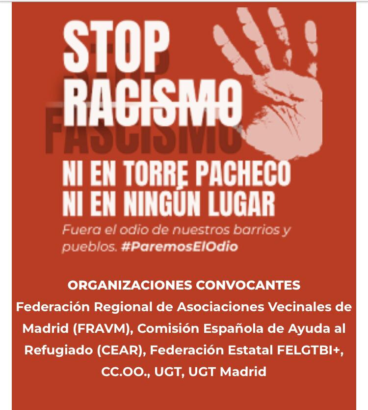 Manifestación en contra del racismo y xenofobia en España – El Venezolano News