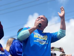 Marea roja se desbordó en La Sabanita de Ciudad Bolívar en respaldo a los candidatos de la patria