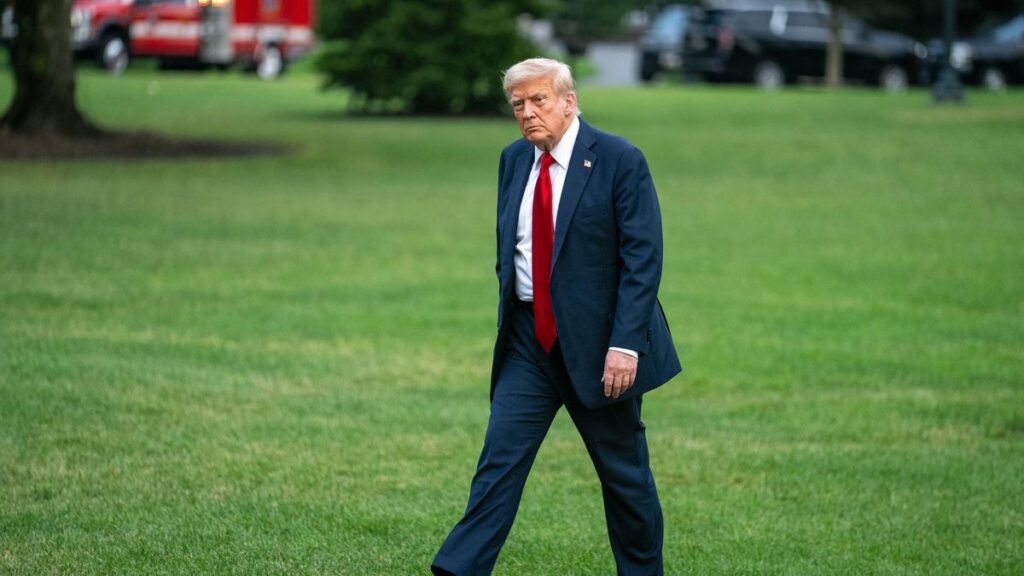 El presidente de Estados Unidos, Donald Trump