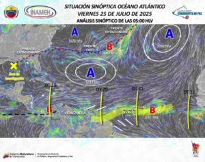 Onda tropical Nº 20 llegará al país en las próximas horas
