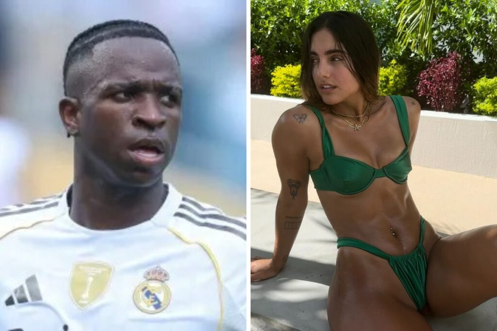 Pillaron a la venezolana Isabella Ladera saliendo con.. ¡Vinicius Jr!