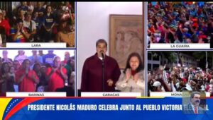 Presidente Maduro: Hasta el momento consolidamos el triunfo en 285 alcaldías
