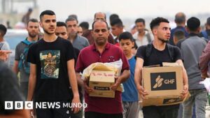 Qué contiene la controvertida caja de ayuda que distribuye la Fundación Humanitaria de Gaza