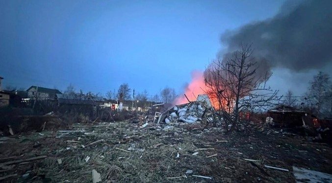 Reportan masivo ataque de drones ucranianos contra Rusia