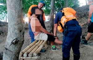 Rescatan a joven de 17 años tras caer 10 metros del Cerro El Picacho en Aragua