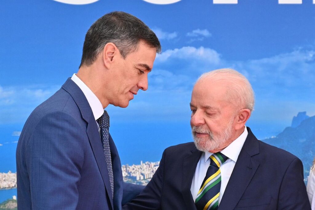 Sánchez, Lula, Boric, Petro y Orsi defienden la democracia como "el mejor camino para la paz y la cohesión social"