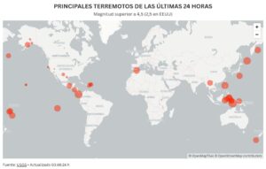 TERREMOTOS HOY | Terremotos hoy, 15 de julio: consulta dónde ha habido sismos y su escala en España y resto del mundo, en tiempo real | elperiodico.com