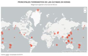 TERREMOTOS HOY | Terremotos hoy, 16 de julio: consulta dónde ha habido sismos y su escala en España y resto del mundo, en tiempo real | elperiodico.com