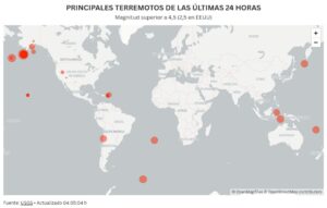 TERREMOTOS HOY | Terremotos hoy, 17 de julio: consulta dónde ha habido sismos y su escala en España y resto del mundo, en tiempo real | elperiodico.com