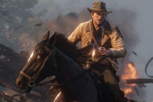 Tras tantos años, acabo de descubrir que en Red Dead Redemption 2 hay un zumbado que se cree el rey del bosque