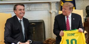 Trump elogia en una carta a Bolsonaro y dice que «espera» que se cancele el juicio en su contra
