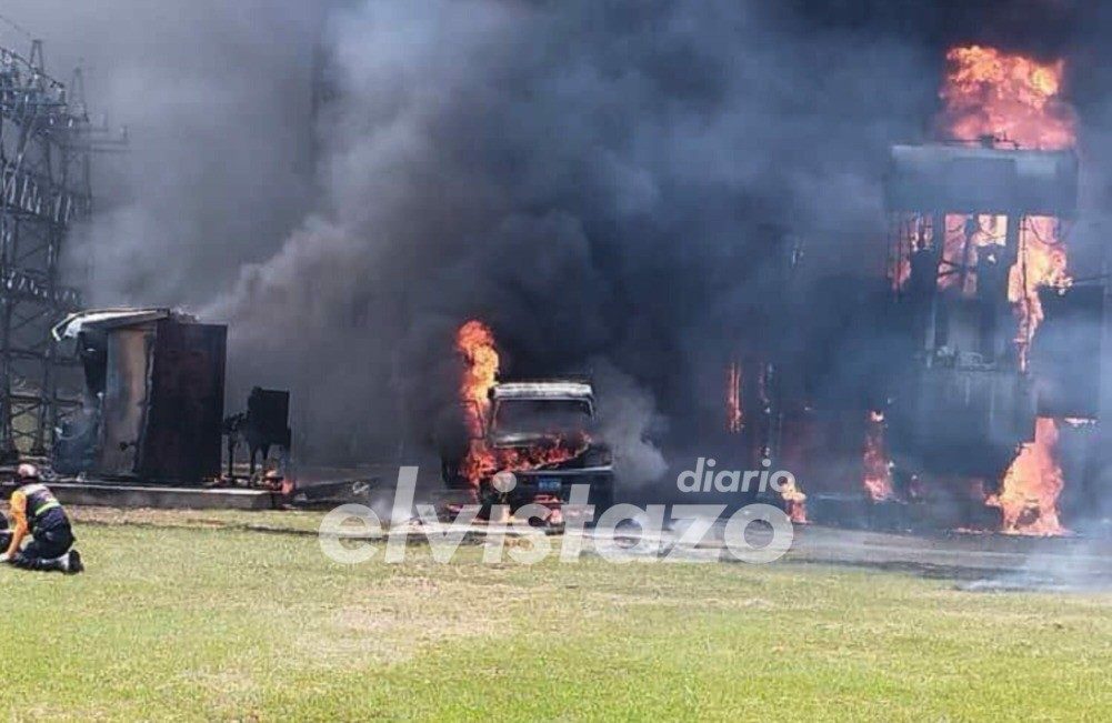 Un trabajador de Corpoelec murió y cuatro compañeros sufrieron quemaduras tras explosión de Sub Estación eléctrica en Aragua