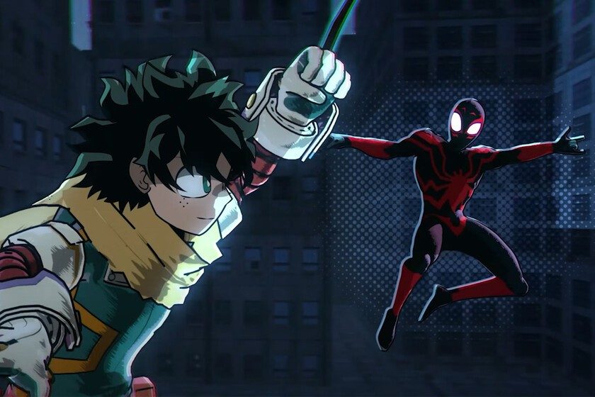Unos fans han enfrentado en un vídeo a Miles Morales contra Deku de My Hero Academia. Lo he flipado tanto que me ha dado igual el resultado