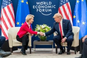 Von der Leyen y Trump se reunirán el domingo en Escocia en la recta final de sus negociaciones comerciales | europapress.es