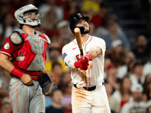 Wilyer Abreu a los libros de récords de MLB