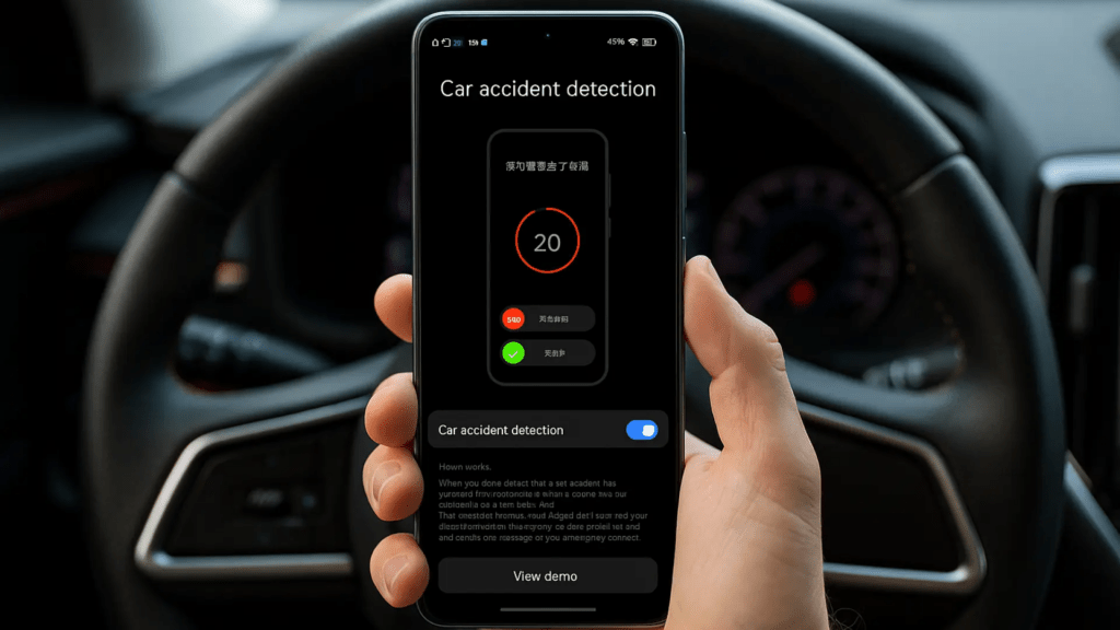 así se activa la detección de accidentes