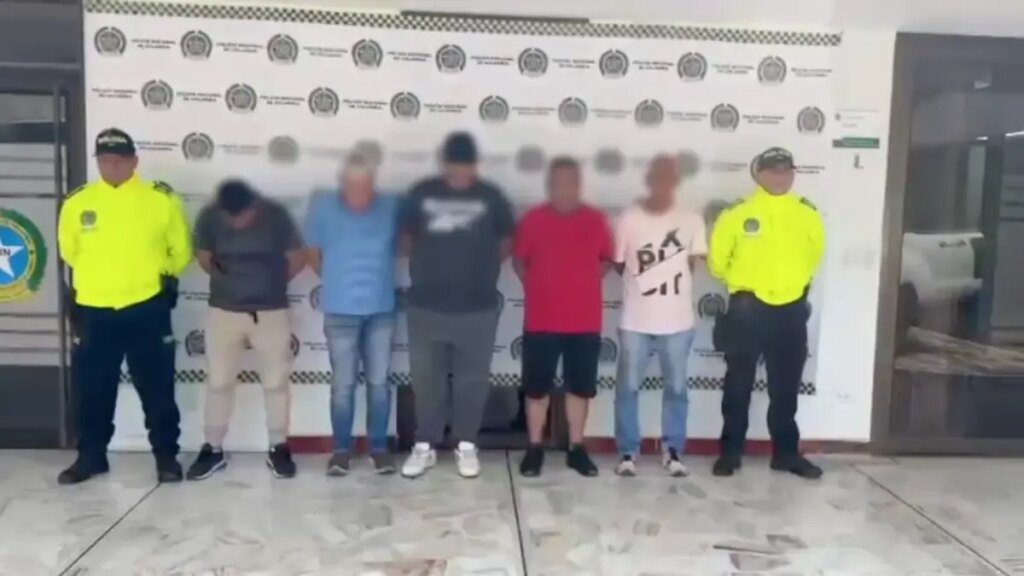 cinco capturados los producían y distribuían