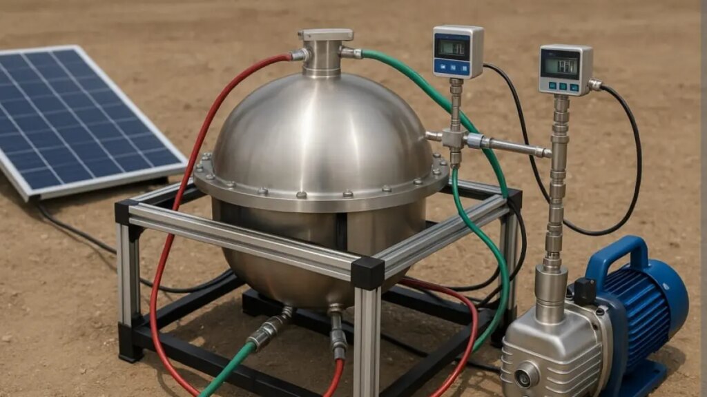 máquina portátil que transforma agua de mar, en agua potable