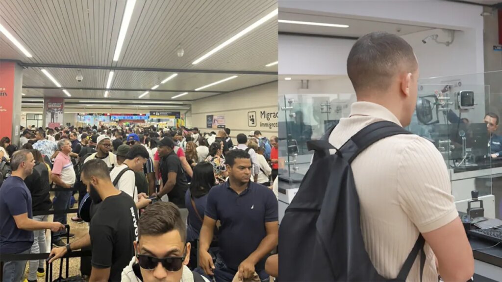 quejas en Migración por filas de hasta 6 horas en el aeropuerto de Rionegro