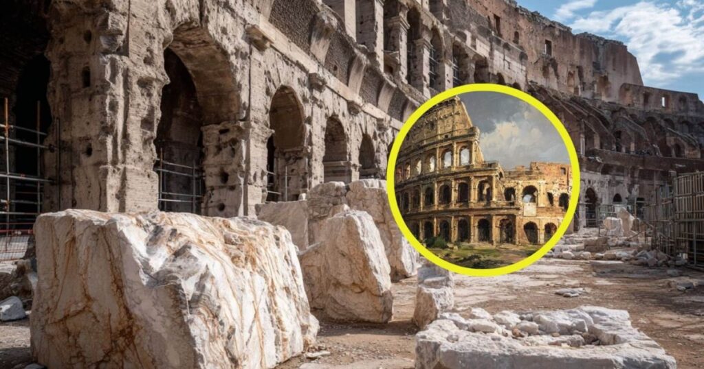 ¿Por qué falta la mitad del Coliseo de Roma y dónde acabaron sus piedras monumentales?