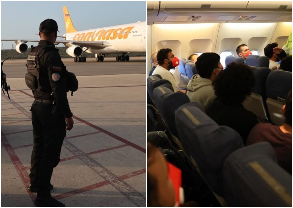 183 venezolanos regresan al país tras ser deportados por EE UU