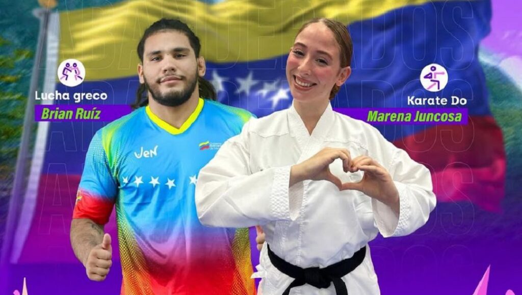Abanderados de Venezuela en Juegos Panamericanos Junior