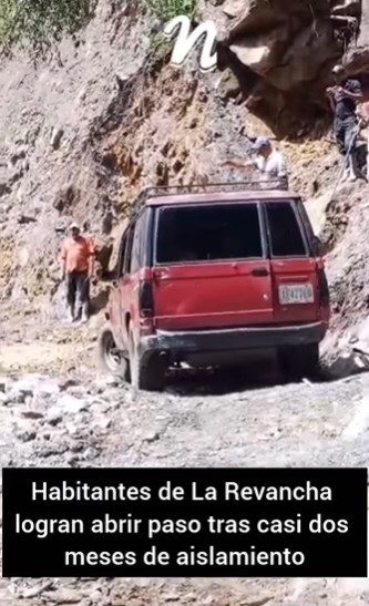 Abren paso peatonal y vehicular hacia San Vicente de La Revancha – Diario La Nación