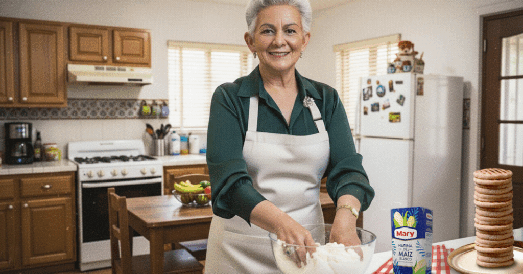 IMPACTANTE: Abuela logra que paquete de 900 gramos de harina de maíz Mary alcance para 20 arepas