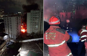 Adulto mayor resulta herido tras incendio en acometida eléctrica subterránea en Caracas