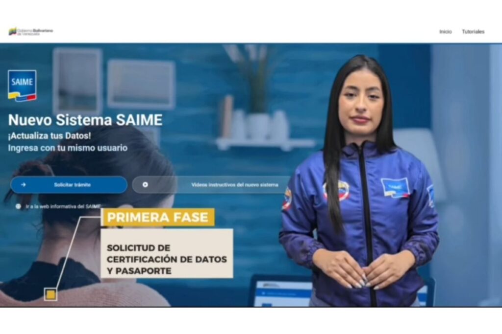 Ahora el Saime ofrece certificación de datos en su portal web
