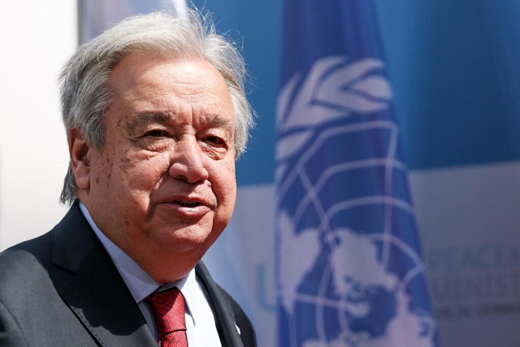 Antonio Guterres pide a Venezuela y Estados Unidos "resolver sus diferencias por medios pacíficos"