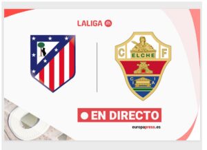 Atlético de Madrid – Elche, en directo hoy: estadísticas previas y alineaciones probables | europapress.es