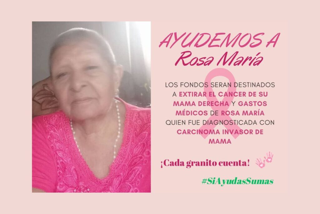¡Solidaridad urgente! Ayudemos a Rosa de Cambero a superar el cáncer de mama