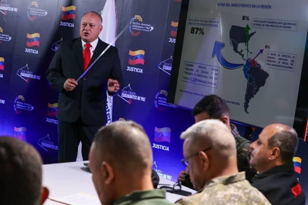 Cabello presume derribo de 400 “narcoaviones” en Venezuela