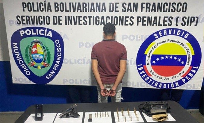 Cae preso por porte ilícito de armas y tenencia de municiones