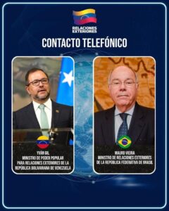 Cancilleres de Venezuela y Brasil sobre presencia de militar de EEUU en el Caribe
