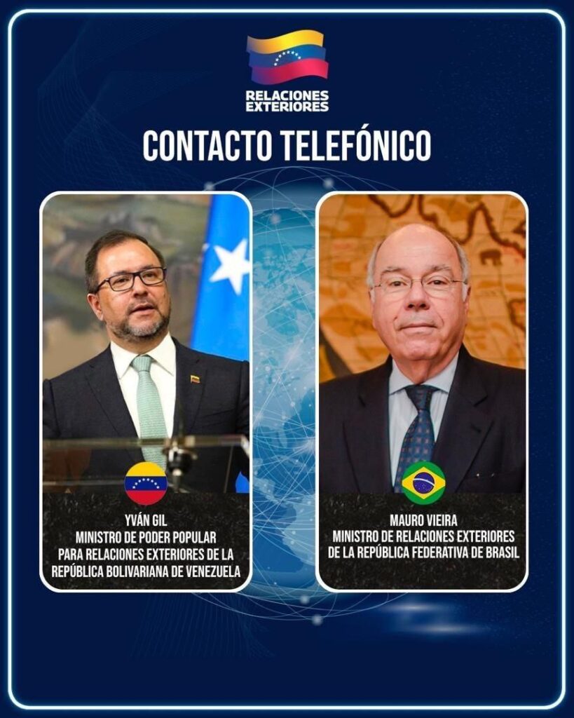 Cancilleres de Venezuela y Brasil sobre presencia de militar de EEUU en el Caribe