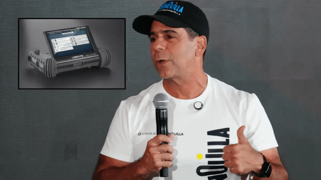 Char presenta el equipo de alta tecnología que compró para la Policía y promete golpear con más fuerza el delito de la extorsión en Barranquilla