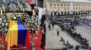 Colombia despide a Miguel Uribe Turbay en una plaza de Bolívar