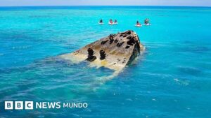 Cómo las tormentas están ayudando a buscadores de tesoros a encontrar barcos que naufragaron en el famoso «Triángulo de las Bermudas»