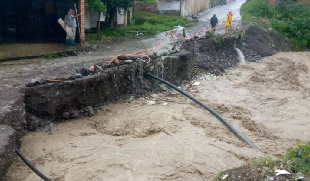 Cuatro municipios en Táchira sufrieron daños por las lluvias del fin de semana