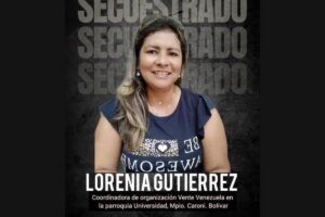 Denuncian detención arbitraria de Lorenia Gutiérrez