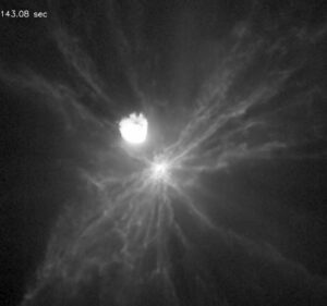 Descubren efectos inesperados del impacto de un proyectil contra el asteroide Dimorphos